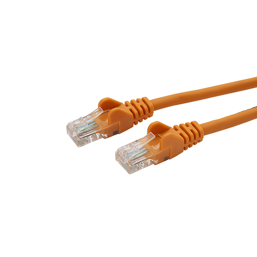 1M ORANGE RJ45 UTP CAT 6 STRANDED FLUSH MOULDED – Group Gear