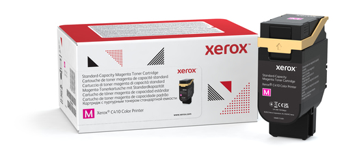 GENUINE XEROX MAGENTA STANDARD CAPACITY TONER CARTRIDGE FOR THE XEROX C410 (USE – Xerox