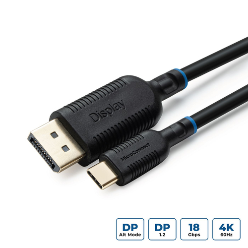 USB-C Displayport cable 1m – MicroConnect