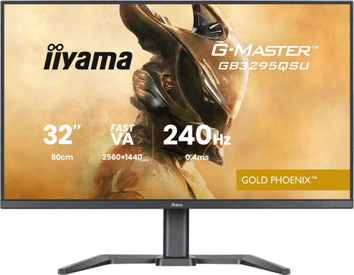 32iWIDE LCD G-Master Gold Phoenix 2560 x 1440 QHD VA panel LED Bl.FreeSync Premium USB-Hub (2xOut v3.2 + 2xUSB-C(7 5 Watt)) Height Adjust.(15cm) 400cd/m 4000:1D – Iiyama