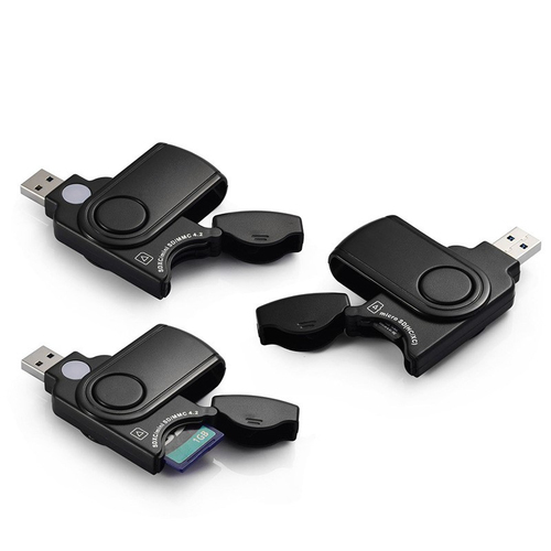 JLC Q2 USB to Micro SD/SD Adapter - Black – JLC