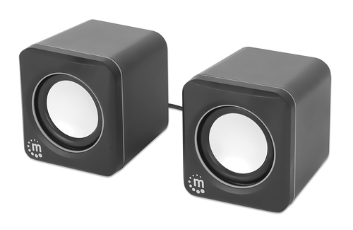 2600 SERIES 2X USB SPEAKERS USB A/C FOR SOUND/POWER BLACK/SL – INTELLINET