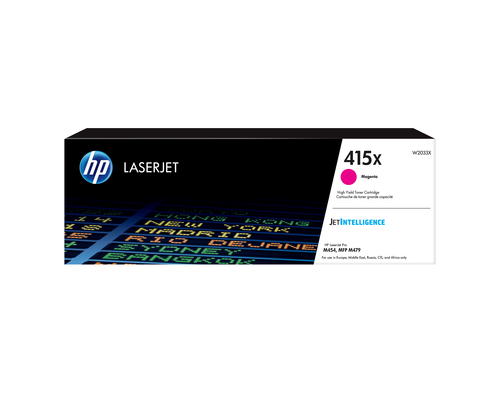 HP 415X MAGENTA LASERJET TONER CARTRIDGE – HP Inc