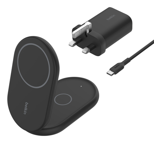 BOOSTCHARGE QI2 15W MAGNETIC 2IN1 BK – Belkin Components