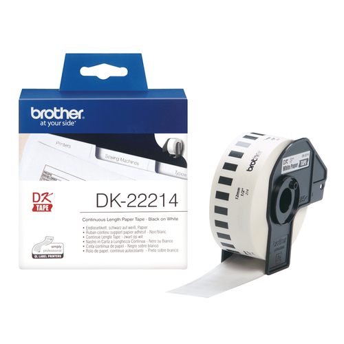 CINTA CONTINUA BLANCA ANCHO 12MM LONGITUD 30.48M – Brother
