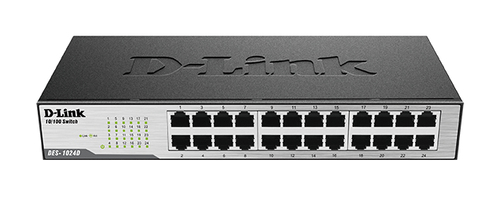 24-Port Fast Ethernet Unmanaged Desktop Switch – D-Link Systems