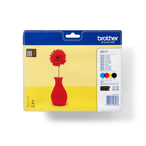 BLISTER PACK OF 4 CARTRIDGES BK / C / M / Y) FOR DCP-J752DW – Brother