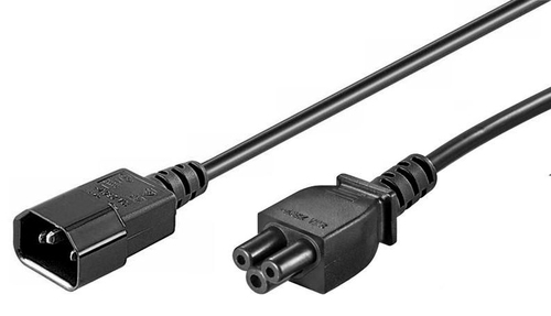 POWER CORD NOTEBOOK-C14, 1,8 M – MicroConnect