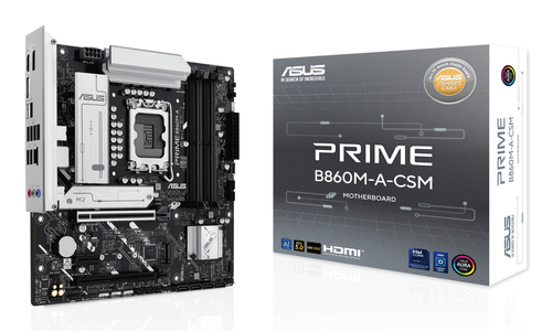 Asus PRIME B860M-A-CSM - Corporate Stable Model, Intel B860, 1851, Micro ATX, 4 DDR5, HDMI, 2 DP, 2.5G LAN, 2x M.2 – ASUSTeK COMPUTER