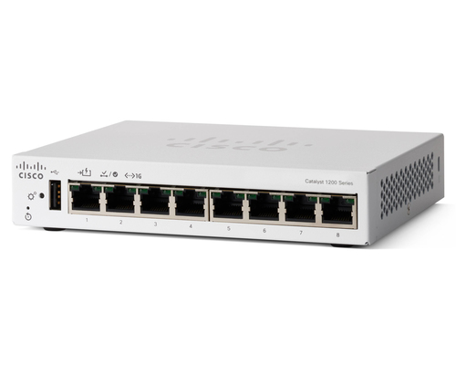 CATALYST 1200 8-PORT GE, DESKTOP, EXT PS, POE INPUT – Cisco Systems