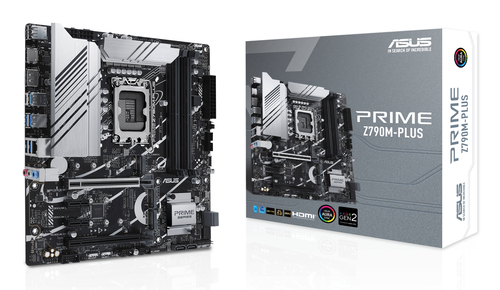 Asus PRIME Z790M-PLUS Intel Z790 1700 Micro ATX 4 DDR5 HDMI DP GB LAN PCIe5 3x M.2 – ASUSTeK COMPUTER