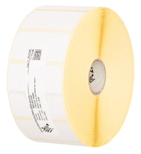 Z-SLCT 2000D 76X25MM 2580 LBL/ROLL PERFO BOX OF 12 – Zebra Technologies