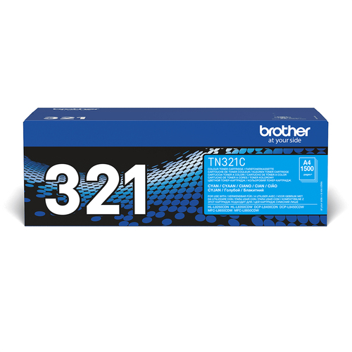 TN-321C TONER CARTRIDGE CYAN F/ HL-L8250CDN 1500PGS – Brother