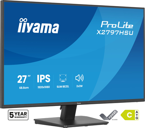 iiyama X2797HSU-B1 27 IPS LCD with 4-si – Iiyama