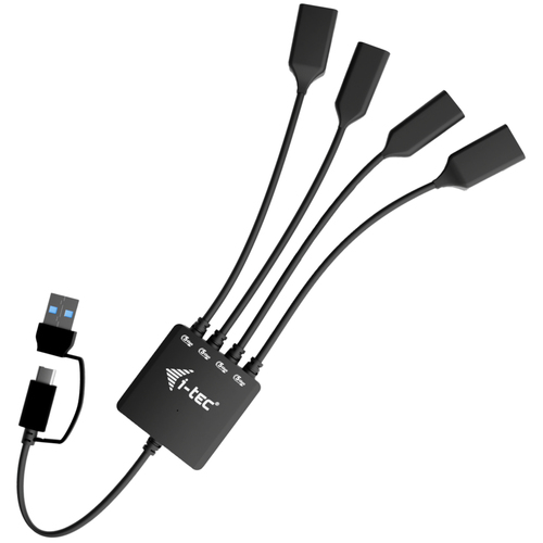 USB-C/USB-A Cable HUB 4 port (2x USB-C 2x USB-A) – ITEC