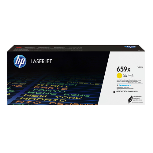 HP 659X HIGH YIELD YELLOW ORG LASERJET TONER CARTRIDGE – HP Inc