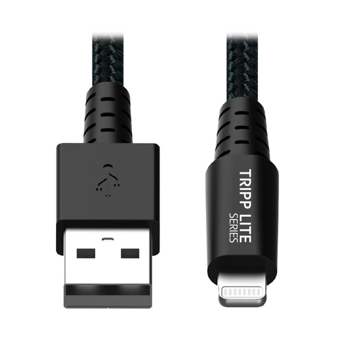 HVY-DUTY USB SYNC CHARGE CABLE LIGHT USB2.0 ARAMID GREY 3.05M – Tripplite