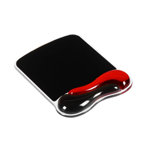DUO GEL MOUSEPAD BLK/RED BLACK AND RED – KENSINGTON