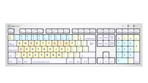 Keyboard with Dyslexie font - Mac – LogicKeyboard