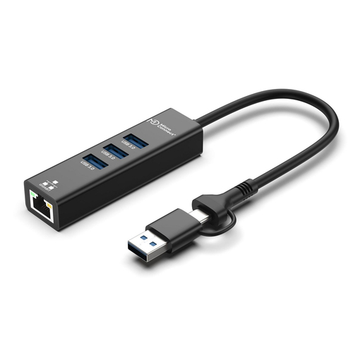 USB 3.0 Hub 4-Port with – MicroConnect