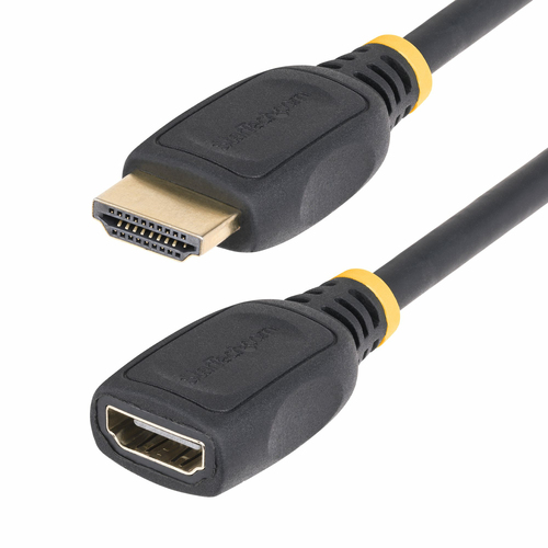 18IN HDMI EXTENSION CABLE M/F PORT SAVER CORD/HDMI 2.0/4K 60HZ – StarTech.com