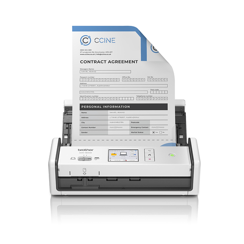 ADS-1800W COMPACT/PORT DOC SCNR 30PPM 600DPI 48BIT USB-C WHT – Brother