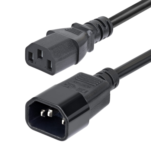 4.5M POWER EXTENSION CORD C14 TO C13 15A 250V KEMA KEUR – StarTech.com