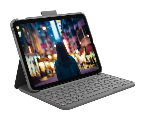 Slim Folio for iPad (10th gen) - GREY - – Logitech