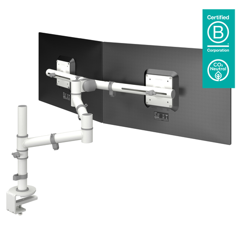 Viewgo monitor arm - desk 130 - White – Dataflex