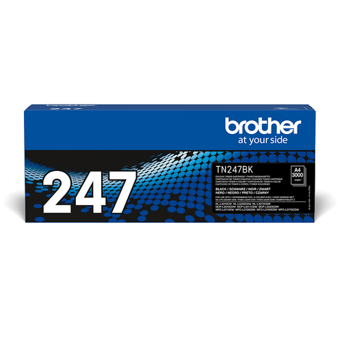 TN-247BK JUMBO TONER BLACK 3K P F/ DCP-L3510CDW L3550CDW – Brother