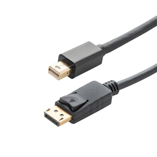 1M ELITE MINI DISPLAY PORT DISPL PORT CBL M/M BLACK GLD – Group Gear