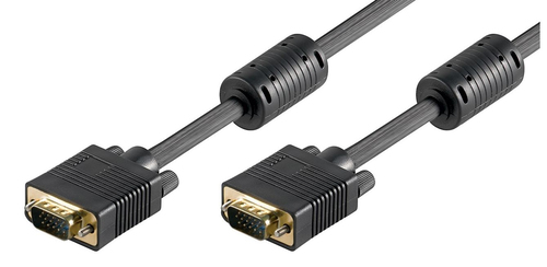 SVGA HD15 5M M-M W.FERRIT CORE – MicroConnect