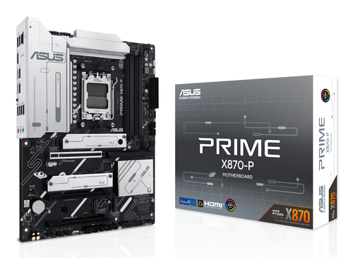 Asus PRIME X870-P, AMD X870, AM5, ATX, 4 DDR5, HDMI, 2 USB4, 2.5G LAN, 4x M.2 – ASUSTeK COMPUTER