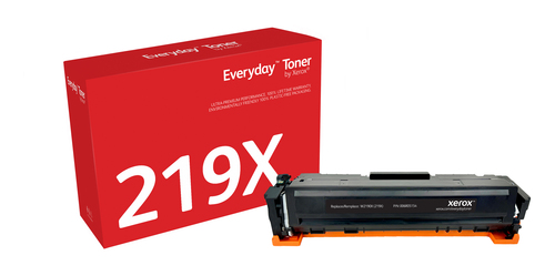 Everyday Black Toner replaces HP 219X (W – Xerox