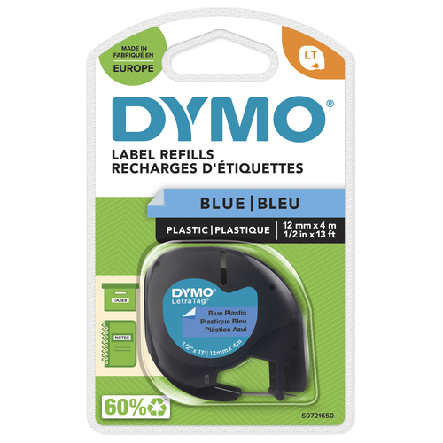 PLASTIC TAPE 12MMX4M BLACK/BLUE – NEWELL RUBBERMAID