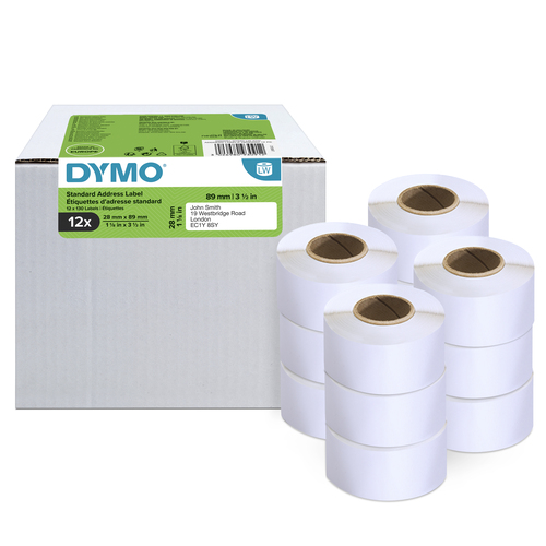 ADDRESS LABELS ADVANTAGE PACK 12 ROLL A 13 LABELS 28X89 WHITE – NEWELL RUBBERMAID