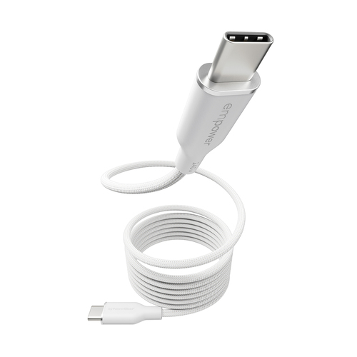 MAGNET 240W USB-C TO USB-C CBL USB 2.0 1.5M SILVER WHITE – PanzerGlass
