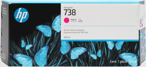 738 300-ml Magenta DesignJet Ink – HP Inc