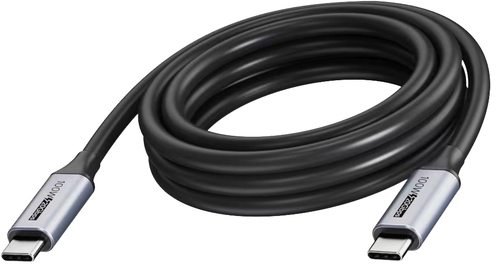 VISION Professional installation-grade USB-C cable - LIFETIME WARRANTY - USB 3.2 20 Gbps - Coaxial cable construction - Maximum resolution 4K 60 Hz - supports 3A charging current - USB-C 3.2 (M) to USB-C 3.2 (M) - outer diameter 4.5 mm - 22+30 AWG - 5 m - – Vision