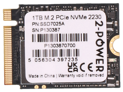 1TB M.2 PCIe NVMe 2230 – PSA