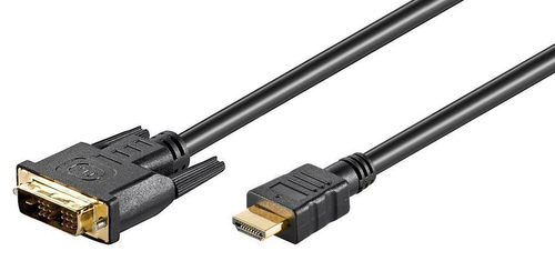 HDMI 19 - DVI-D 18+1 5M M-M – MicroConnect