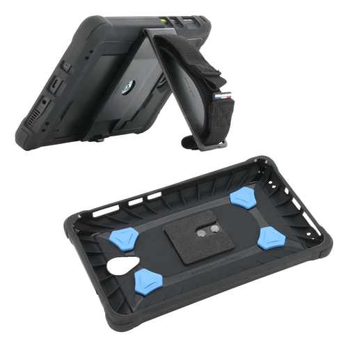 PROTECH - Case + 360 handstrap + kickstand for Galaxy Tab Active5 8i – Mobilis