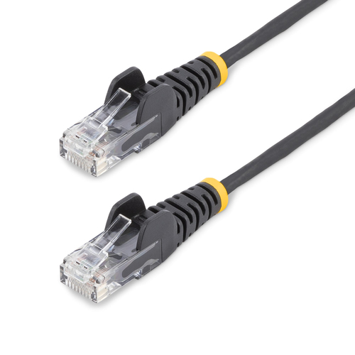 5m Black Slim CAT6 Ethernet Cable – StarTech.com