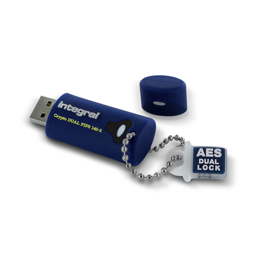 Crypto Dual FIPS 140-2 Encrypted USB 3.0 32GB – Integral Memory