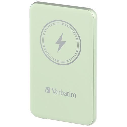 VERBATIM CHARGE'N'GO MAGNETIC WIRELESS POWER BANK 5000 GREEN – Verbatim