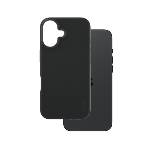 CARE TPU CASE BLACK IPHONE 16 – PanzerGlass