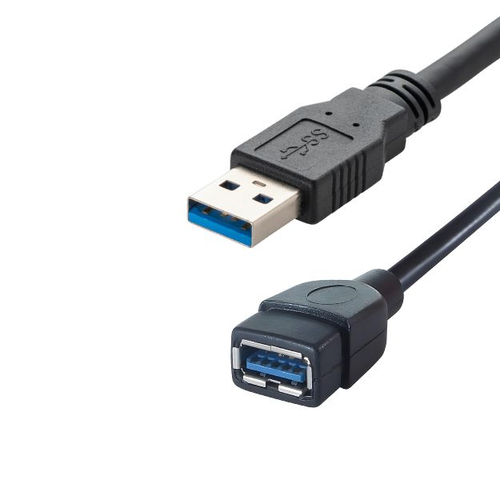 2M USB 3 SUPER SPD EXTENSION CABLE A MALE TO A FEMALE BLACK – Group Gear