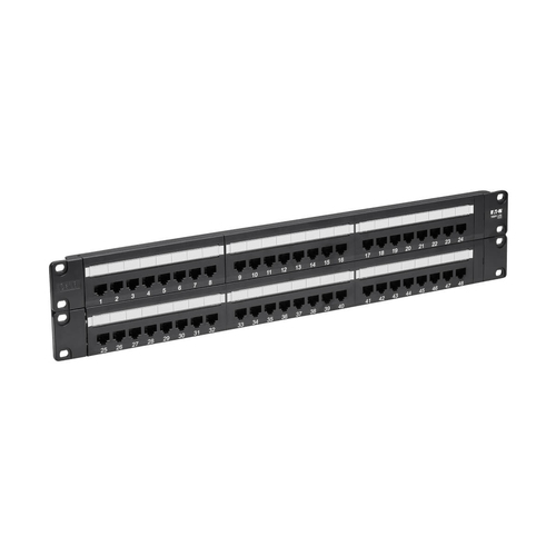 48-PORT 2U CAT6/CAT5 PATCH PANEL – Tripplite