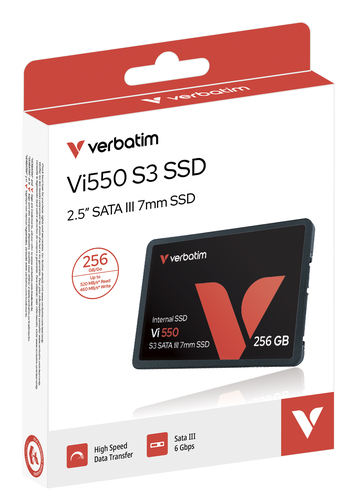 256GB Verbatim VI550 S.3 2.5 inch SATA III SSD – Verbatim