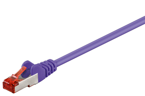 F/UTP CAT6 0.25M PURPLE PVC – MicroConnect